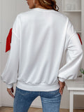 MQTIME  -   Perfee Bow Round Neck Long Sleeve Sweatshirt