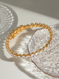 MQTIME  -   Stainless Steel Inlaid Zircon Bracelet