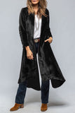 MQTIME  -  Slit Back Open Front Cardigan