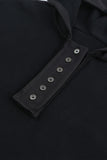 MQTIME  -  Exposed Seam Long Sleeve Hoodie