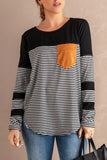 MQTIME  -  Round Neck Long Sleeve T-Shirt