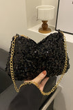 MQTIME  -  Sequin Removable Strap Shoulder Bag