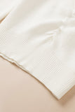 MQTIME  -   Sweetheart Neck Long Sleeve Sweater
