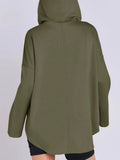 MQTIME  -  Quarter Zip Long Sleeve Hoodie