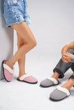 MQTIME  -  Thermal Faux Fur Round Toe Slippers