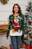 MQTIME  -    Round Neck Long Sleeve Sweater