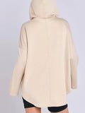 MQTIME  -  Quarter Zip Long Sleeve Hoodie