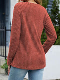 MQTIME  -  V-Neck Long Sleeve T-Shirt