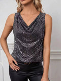 MQTIME  -  Cowl Neck Tank