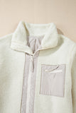 MQTIME  -  Chest Pocket Zip Up Fleece Jacket