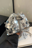 MQTIME  -  Drawstring Sequin Crossbody Bag