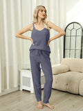 MQTIME  -    V-Neck Cami and Pants Lounge Set