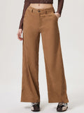 MQTIME  -  Wide Leg Pants with Pockets