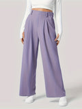 MQTIME  -  Wide Leg Pants with Pockets