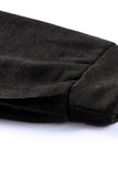 MQTIME  -  Exposed Seam Zip Up Long Sleeve Drawstring Hoodie