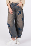 MQTIME  -  SAGE + FIG Star Wide Leg Jeans with Pockets