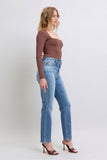 MQTIME  -  Judy Blue Full Size Wash Thermal Straight Jeans with Pockets