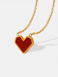 MQTIME  -    Steel Heart Necklace