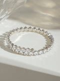 MQTIME  -   Stainless Steel Inlaid Zircon Bracelet