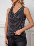 MQTIME  -  Cowl Neck Tank
