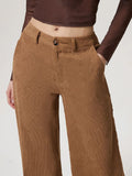 MQTIME  -  Wide Leg Pants with Pockets