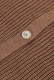 MQTIME  -  Openwork V-Neck Button Up Cardigan
