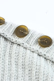 MQTIME  -  Side Slit Boat Neck Long Sleeve Sweater