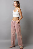 MQTIME  -  Embellishments Gradient Wide Leg Pants