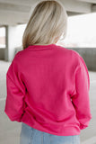 MQTIME  -  Heart Patch Long Sleeve Sweatshirt