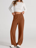 MQTIME  -  High Waist Wide Leg Pants