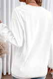 MQTIME  -  Valentine’s Day Glitter Heart Corded Sweatshirt
