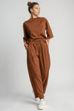 MQTIME  -   Full Size Drawstring Wide Leg Pants with Pockets