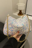 MQTIME  -  Sequin Removable Strap Shoulder Bag