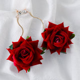 MQTIME  -  Rose Dangle Earrings