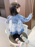 Mqtime Spring/Autumn Girls' Denim Jacket Coat New Korean Children's Clothing Clothes Infant Girls Baby Tops