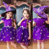 2022 Girls Halloween Dress 1-10 Years Baby Girls Lace Cotton Birthday Party Dresses Children Girls Dress Kids Ball Gown Costume