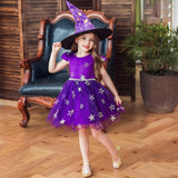 2022 Girls Halloween Dress 1-10 Years Baby Girls Lace Cotton Birthday Party Dresses Children Girls Dress Kids Ball Gown Costume