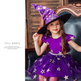 2022 Girls Halloween Dress 1-10 Years Baby Girls Lace Cotton Birthday Party Dresses Children Girls Dress Kids Ball Gown Costume