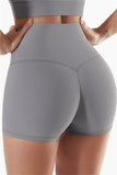 Mqtime - White Fashion Casual Sportswear Solid Patchwork Tight High Waist Shorts