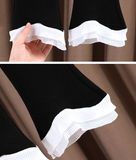 Mqtime Spring girl baby clothes kids outfit sets bow design pullover sweater flared pants suit for girl baby cloth 1 year birthday sets