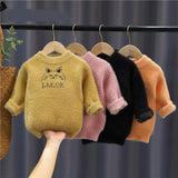 Mqtime 2-6Years Baby Girl Boy Winter Clothes Knitted Sweater Soft Comfortable Children's Outerwear Long Sleeve Sweater For Boys