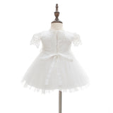 Mqtime Baby Girls Dress Long Sleeve Kids First Birthday Ball Gown Infant Dresses for Baptism Bridesmaid party 3-24 month