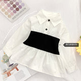 Mqtime girls blouse Girls Tunic Shirts Spring Autumn New Tops Children's Baby Korean Long Sleeve Shirts baby girl shirt