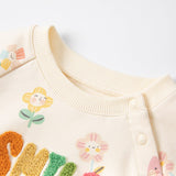 Mqtime  dave bella spring baby girls cute floral print sweatshirts children tops kids girl fashion tees