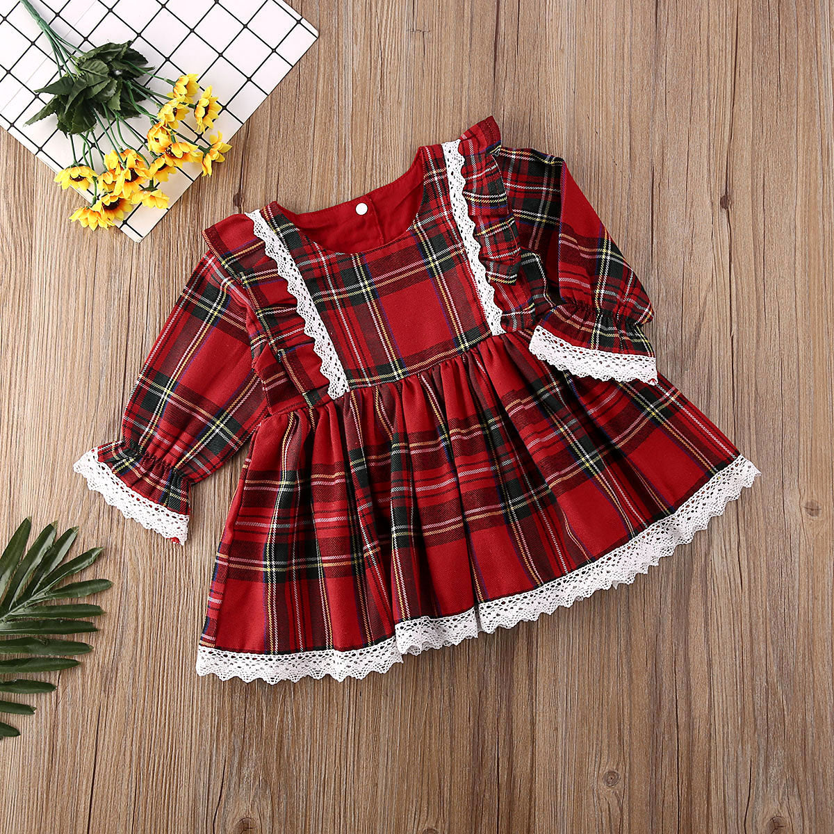 1-6Y Christmas Girls Red Dress Toddler Baby Kid Girls Lace Ruffles Tut mqtime 1-6Y Christmas Girls Red Dress Toddler Baby Kid Girls Lace Ruffles Tut mqtime