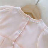 Baby Girls Romper Spring Lace Princess Baby Clothes Newborn 1st Birthday Party Baby Girls Clothes Infant Baby Jumpsuit Overalls