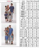 Mqtime Costume for Family Matching Outfits Summer Printing Mother Kids Set Dresses For Girls Father And Son Polo Shirt Baby Romper