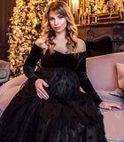 Mqtime Cotton Photo Shoot Pregnant tutu black Maternity Dresses dot Evening Party Costume for Women Photography Accessories