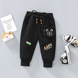 Mqtime Baby Boys New Thick Warm Pants Winter Infant Toddler Plus Velvet Trousers Clothing For Boy Casual Handsome Children Clothes