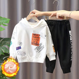 Mqtime Children Boy Clothing Sets Autumn Long Sleeve Sweatshirt and Pants 2pcs Sports Set for Kids Children